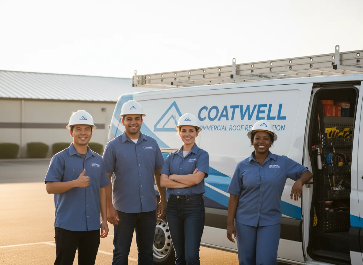 Commercial roof coating company in Walker, LA
